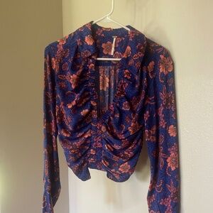 Free people long sleeve blouse